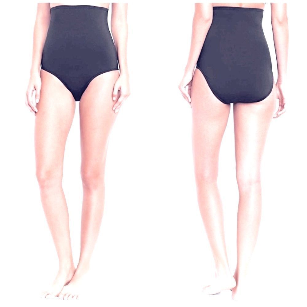 Land’s End Ultra high waist Tummy Control slimming swim bottoms black Various - Picture 2 of 5